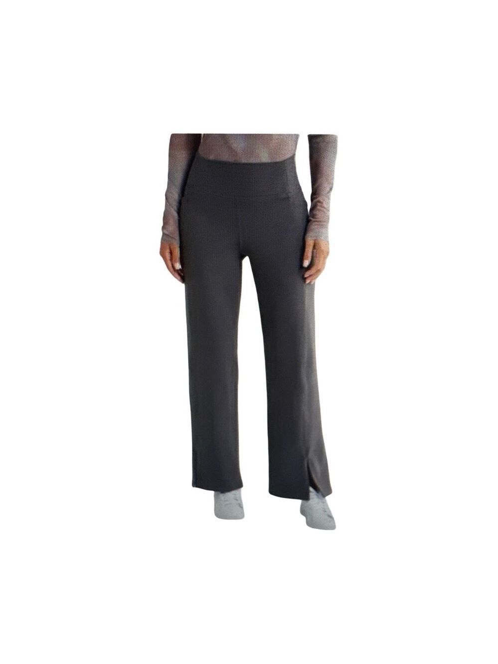Zella Zelfit High Waist Wide Leg Pocket Pants. Grey Forged.